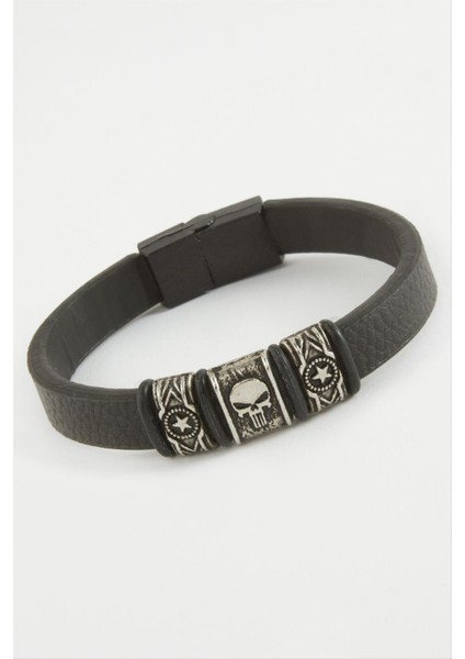 Kuru Kafa Kaliteli Mıknatıslı Suni Deri Bileklik fiyatları