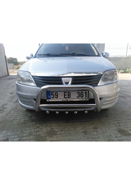 Dacia Logan Mcv 2008-2012 - Ön Koruma Bull Bar - Ara Borulu Karter Korumalı- Bream A fiyatları