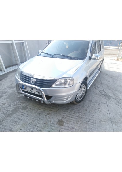 Dacia Logan Mcv 2008-2012 - Ön Koruma Bull Bar - Ara Borulu Karter Korumalı- Bream A modelleri