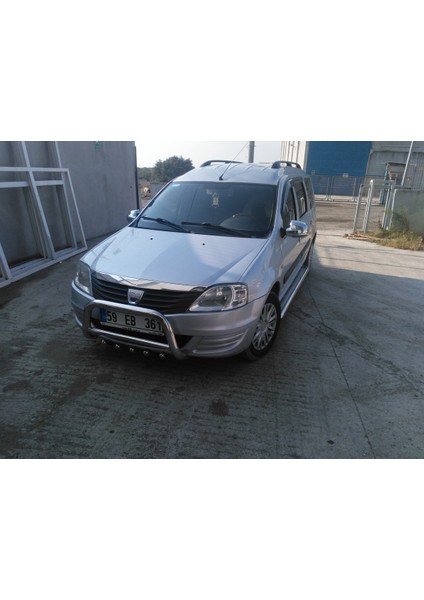 Dacia Logan Mcv 2008-2012 - Ön Koruma Bull Bar - Ara Borulu Karter Korumalı- Bream A fırsatları