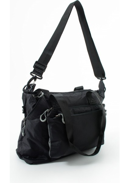 Sanmorris Genişleyebilir Yan Fermuarlı Paraşüt Kumaş Ayarlanabilir Omuz Çantası indirimleri