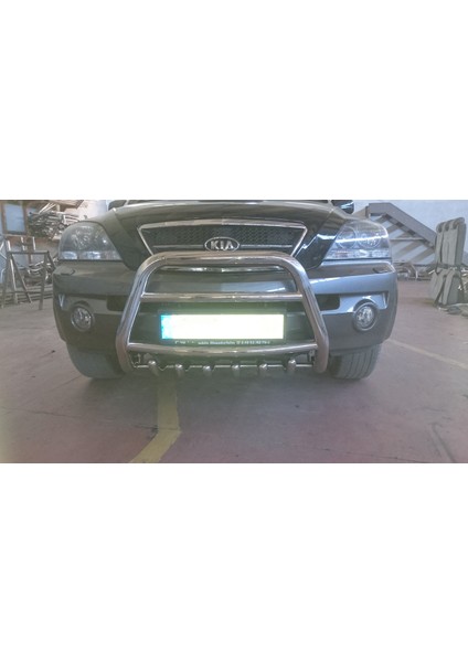 Kia Sorento 2002-2009 Uyumlu - Ön Koruma - Bull Bar- Karterli - Ara Borulu - 60 - Bream A