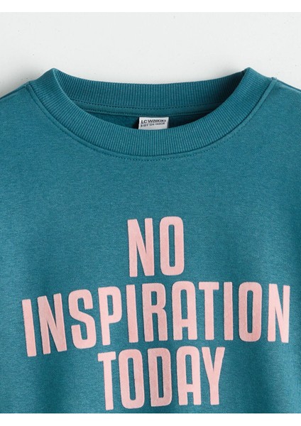 Lcw Yeni Yeni Sezon Bisiklet Yaka Kız Çocuk Sweatshirt modelleri