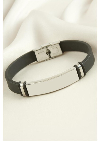 Isim Yazılabilir Silikon Çelik Bileklik fiyatları