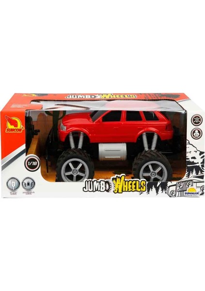 80012 1:18 Uzaktan Kumandalı Jumbo Wheels USB Şarjlı Araba fiyatları