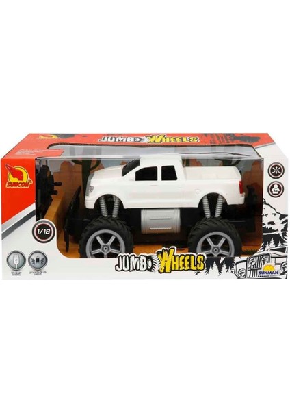 80012 1:18 Uzaktan Kumandalı Jumbo Wheels USB Şarjlı Araba indirimleri