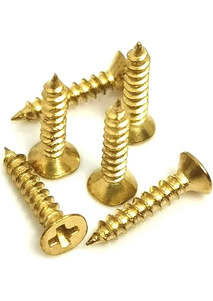 Klips, Menteşe, Ayak, Ağaç, Sunta Vidası 3X13 mm - Sarı 1000 Adet