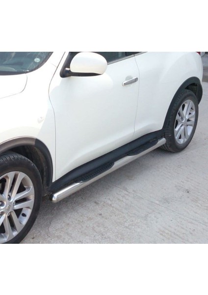 – Doblo 2010 2015 Uyumlu Krom Ø70 Yan Basamak | Tubular C Modeli