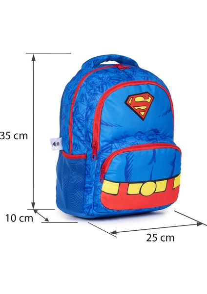 Lisanslı Superman Temalı Ilkokul Sırt Çantası