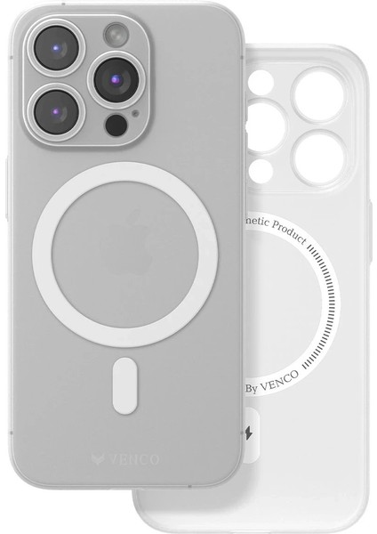 MYT09 iPhone 16 Pro Max Sense Magsafe Kapak - Şeffaf