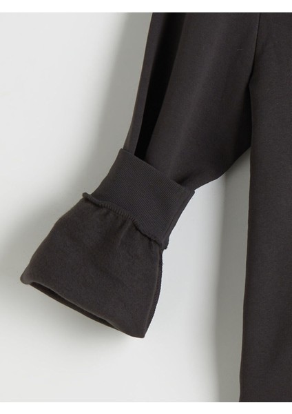 Lcw Yeni Cey Yeni Sezon Dik Yaka Uzun Kollu Erkek Kalın Sweatshirt