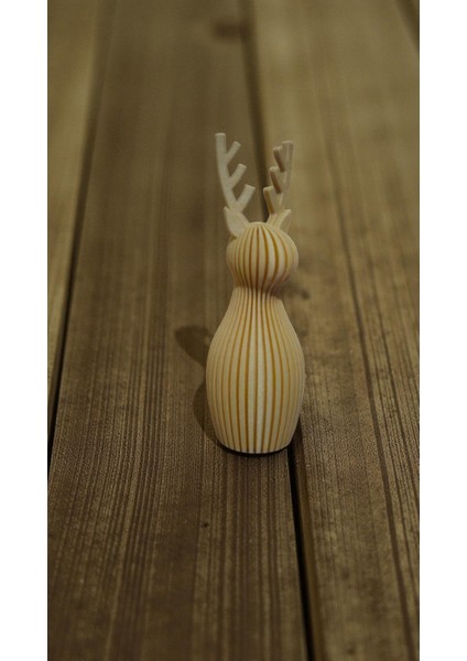 Dekoratif Ahşap Geyik Biblo – Modern Minimalist Masa Üstü Süs Eşyası modelleri
