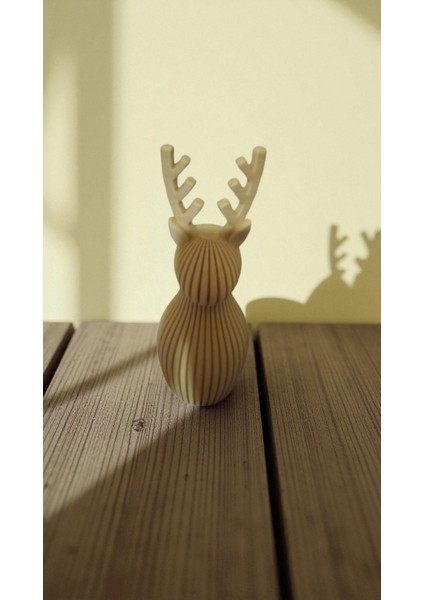 Dekoratif Ahşap Geyik Biblo – Modern Minimalist Masa Üstü Süs Eşyası indirimleri