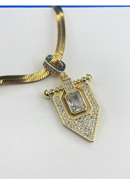 Italyan Zincirli Serenay Model Çelik Kolye