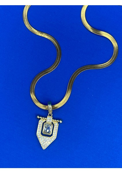 Italyan Zincirli Serenay Model Çelik Kolye fiyatları