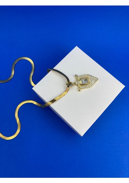 Italyan Zincirli Serenay Model Çelik Kolye modelleri