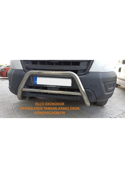 Ford Transıt 2014-2023 - Ön Koruma - Kartersiz - Ara Borulu - Barred A