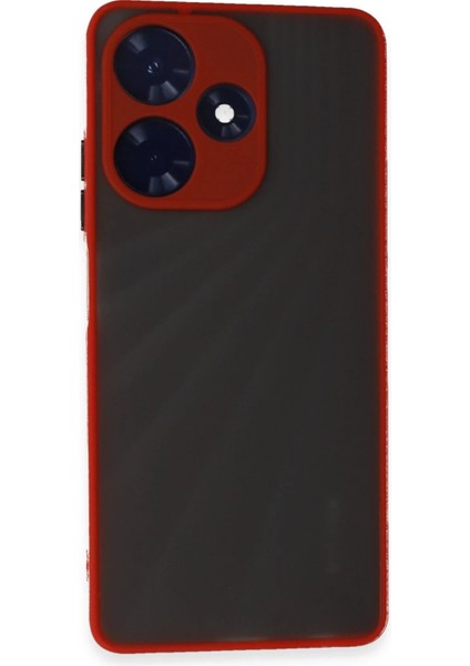 MYT09 Infinix Hot 30 4g Kılıf Montreal Silikon Kapak - Kırmızı