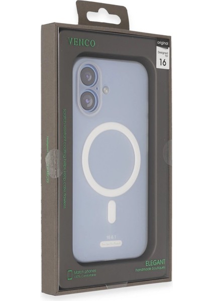 MYT09 iPhone 16 Sense Magsafe Kapak - Şeffaf modelleri