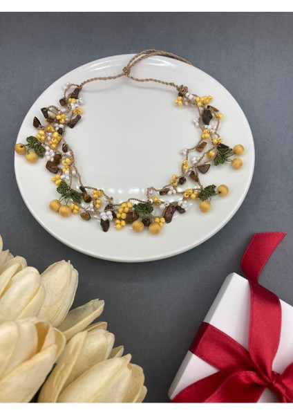 Kiraz Tığ Oyası Kaplan Gözü Taşlı Şifa Kolye fiyatları