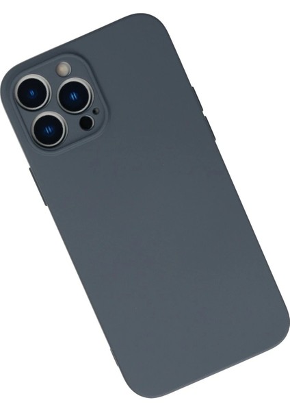 MYT09 iPhone 13 Pro Kılıf Nano Içi Kadife Silikon - Gri fiyatları