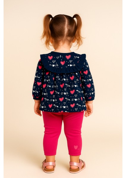 Kız Çocuk Desenli Ikili Takım fiyatları