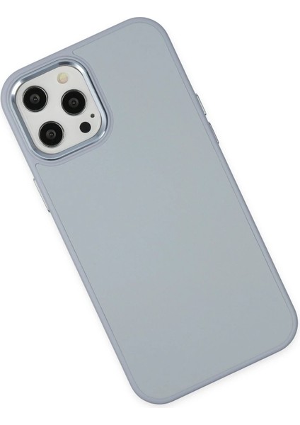 MYT09 iPhone 12 Pro Max Kılıf Asya Deri Silikon - Sierra Blue modelleri