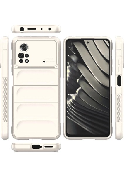 MYT09 Xiaomi Poco X4 Pro 5g Kılıf Optimum Silikon - Krem fiyatları