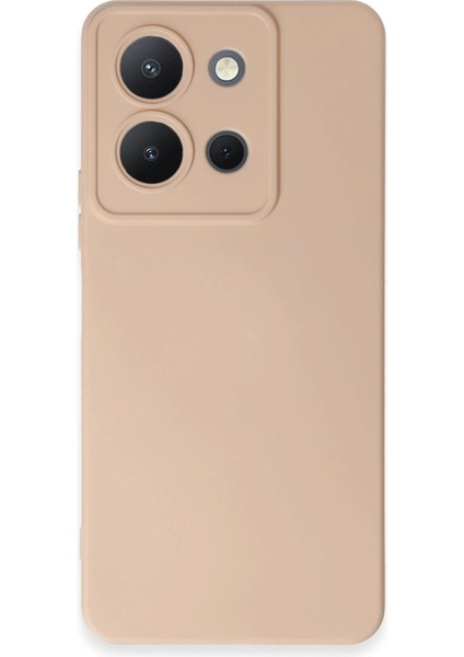 MYT09 Vivo Y36 Kılıf Nano Içi Kadife Silikon - Pudra