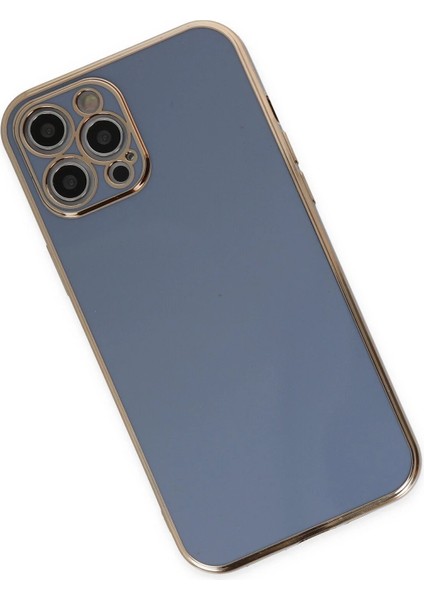 MYT09 iPhone 12 Pro Kılıf Volet Silikon - Mavi modelleri