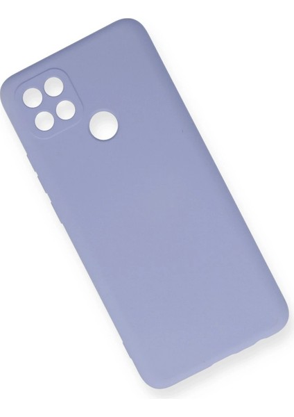 MYT09 Oppo A15 Kılıf Nano Içi Kadife Silikon - Lila modelleri