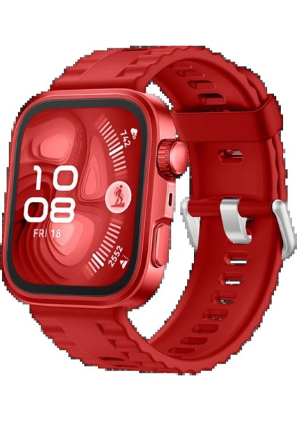 MYT09 Huawei Fit 4 Nova Silikon Kordon - Kırmızı