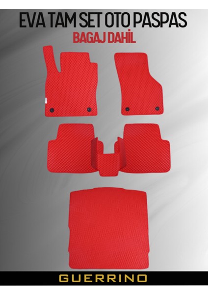 Mercedes-Benz-B SERİSİ-W245-(2005-2011) Için Eva Ful Paspas Takımı (Metal Topukluk Hariç)