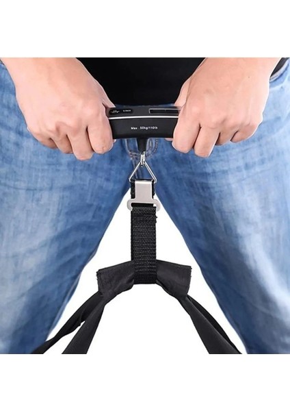 Dijital Işıklı Elektronik Askılı El Bagaj Tartısı Bavul Kantarı Seyahat Çantası 50KG indirimleri