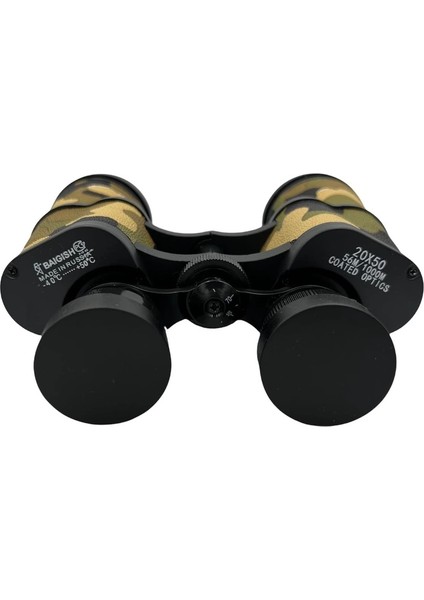 Baigish 20X50 Rus Model Kamuflaj Dürbün, Süper Kalite 1000M/56M fiyatları