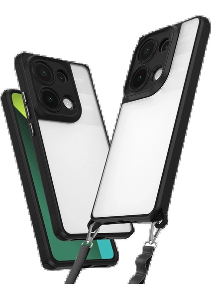 MYT09 Xiaomi Redmi Note 13 Pro 4g Kılıf Penta Silikon Kılıf - Siyah