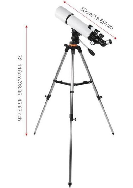 CF50080 Yüksek Netlik Monoküler Kara ve Uzay Teleskobu fırsatları