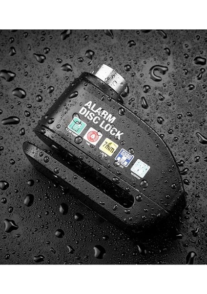 Alarmlı Disk Kilidi Motorsiklet Scooter Bisiklet Sesli Alarm 110 Desibel Yüksek Ses indirimleri