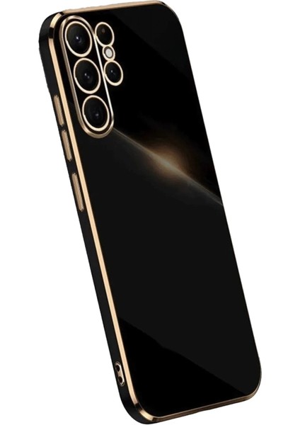 MYT09 Samsung Galaxy S25 Ultra Kılıf Volet Silikon - Siyah