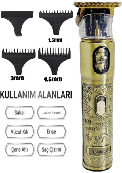 IP-1949 Şarj Göstergeli Sakal Lazer Öncesi Vücut Ense Çizim Kişisel Bakım Aletleri Sıfıra Yakın Tıraş fırsatları