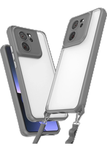 MYT09 Xiaomi Mi 13T Pro Kılıf Penta Silikon Kılıf - Titan Gri