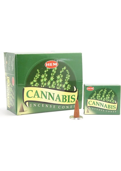 Cannabis Aromalı Konik Tütsü