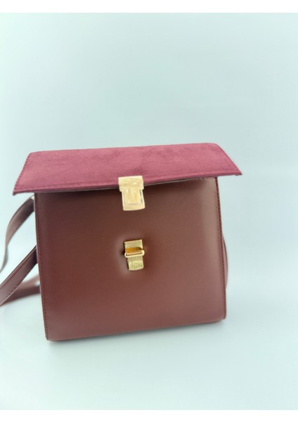 Kadın Vintage Model Süet Detaylı Omuz Çantası indirimleri