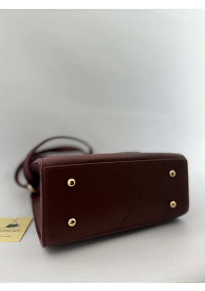 Kadın Vintage Model Süet Detaylı Omuz Çantası