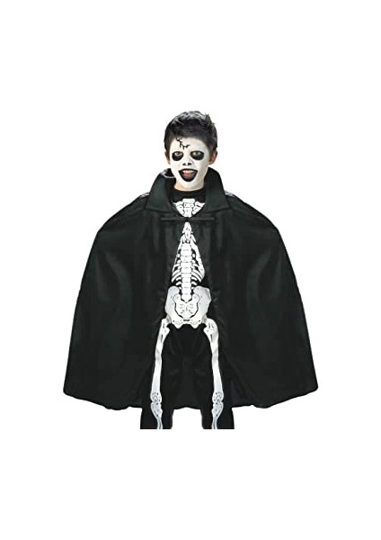 Siyah Renk Yakalı Halloween Pelerini 90 cm fırsatları