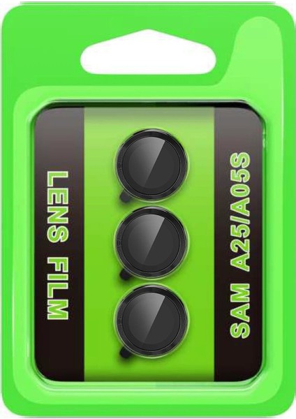 MYT09 Samsung Galaxy A25 5g Raze Metal Kamera Lens - Siyah