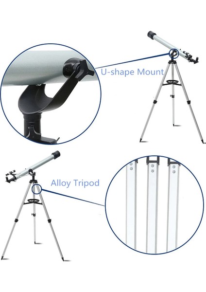 700X60 Teleskop Kara Uzay Teleskobu fiyatları