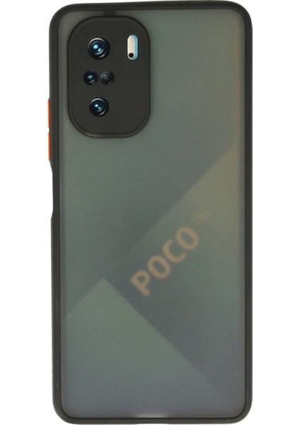 MYT09 Xiaomi Poco F3 Kılıf Montreal Silikon Kapak - Siyah