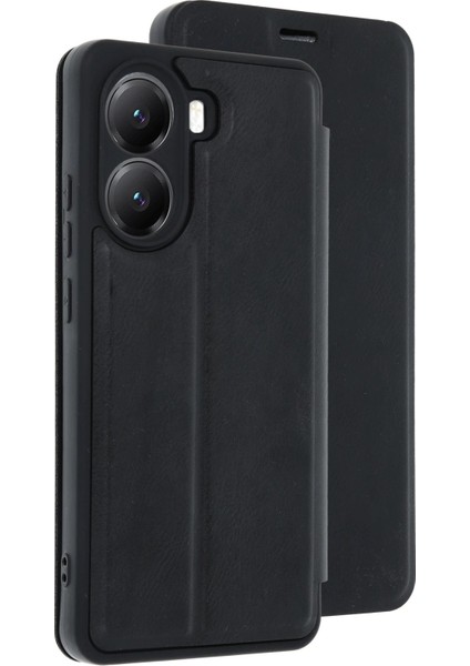 MYT09 Xiaomi Poco X7 Pro Kılıf Flip Cover - Siyah modelleri