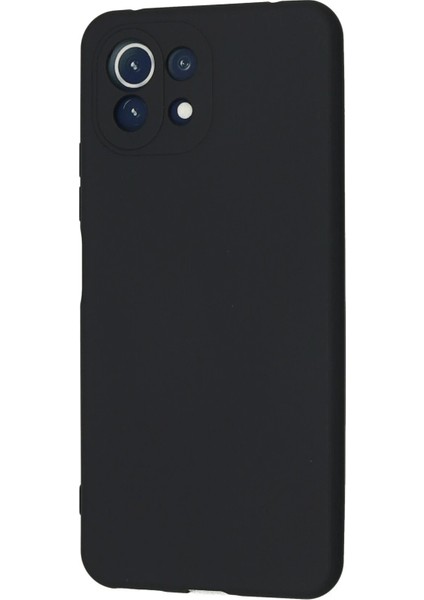 MYT09 Xiaomi Mi 11 Lite Kılıf Nano Içi Kadife Silikon - Lacivert modelleri